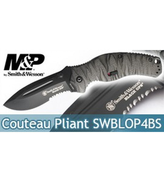 Couteau Pliant Smith & Wesson SWBLOP4BS