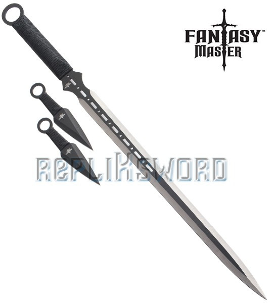 Pack Epée Ninjato + 2 Kunais FM-644D Pack Epée Ninjato + 2 Kunais FM-644D