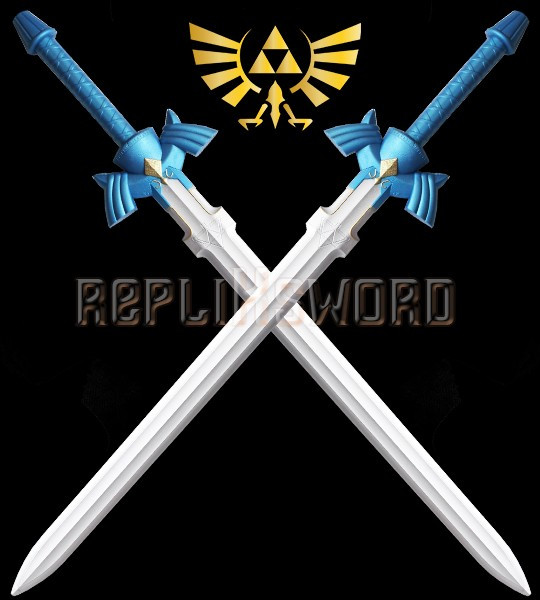 Zelda 2X Epées Link Latex Mousse Master Sword Excalibur