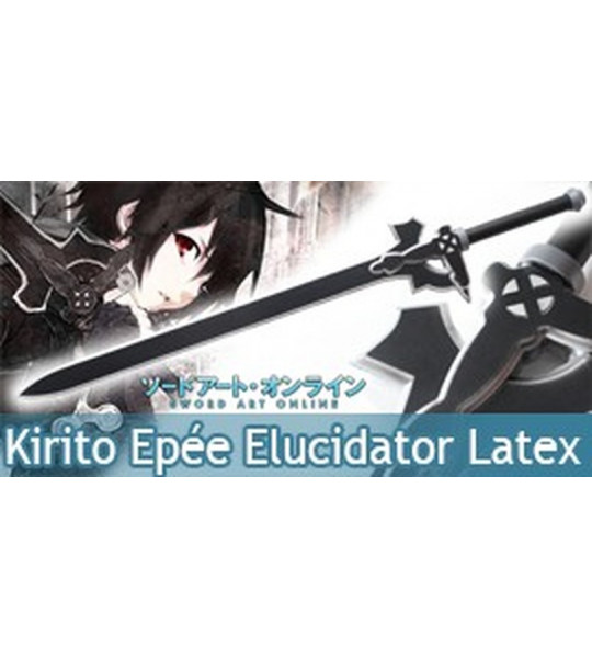 Sword Art Online Epée Kirito Elucidator Latex Mousse