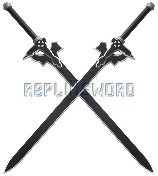 2X Sword Art Online Epée Kirito Elucidator Latex Mousse