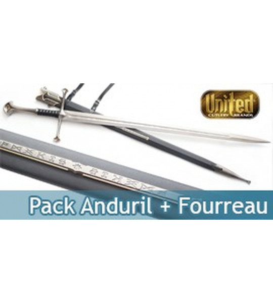 Le Seigneur des Anneaux Pack Anduril Epee et Fourreau