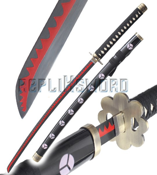 Katana Zoro Shusui Noir V2 Epee Sabre Maudit