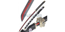 Katana Zoro Shusui Noir V2 Epee Sabre Maudit