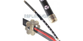 Katana Zoro Shusui Noir V2 Epee Sabre Maudit