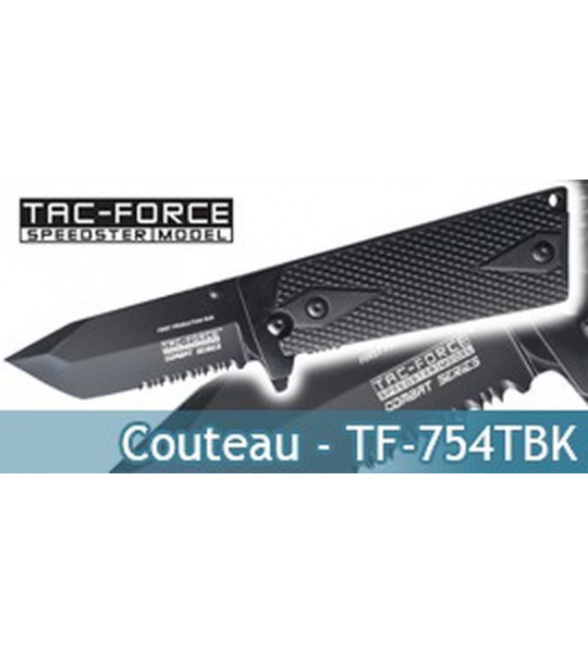 Couteau de Poche Tac Force TF-754TBK Master Cutlery