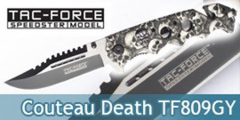 Couteau Tac Force Death  TF-809GY Master Cutlery