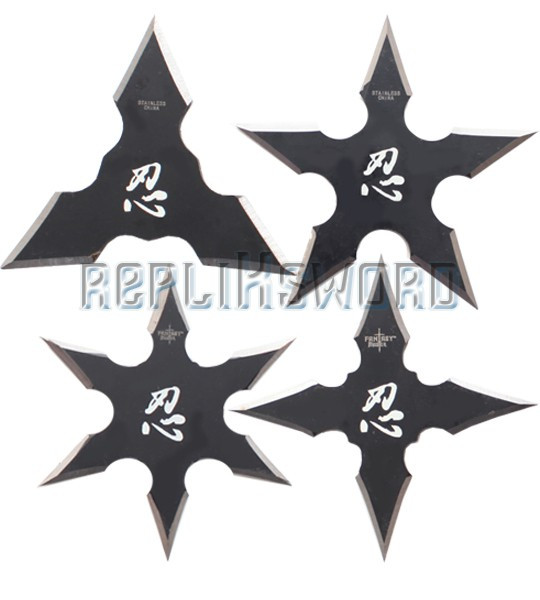 Set 4 Shuriken Ninja FM-431-4 Etoile Shinobi Set 4 Shuriken Ninja FM-431-4 Etoile Shinobi
