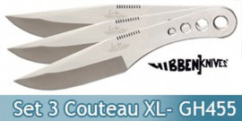 Set 3 Couteaux de Lancer XL - Gil Hibben - GH455