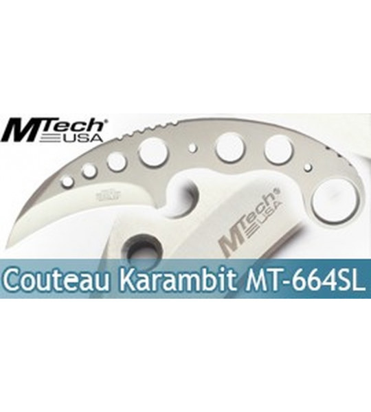 Couteau Karambit Silver MT-664SL Master Cutlery