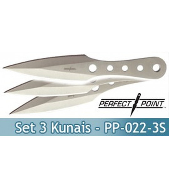 Set 3 Couteaux Kunais Perfect Point PP-022-3S