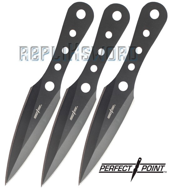 Set 3 Kunais Couteaux PP-022-3B Perfect Point Set 3 Kunais Couteaux PP-022-3B Perfect Point