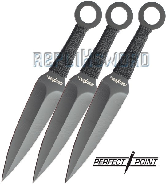 Set 3 Kunais Expendables Perfect Point PP-869-3 Couteaux