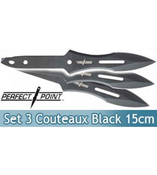 Set 3 Couteaux Silver Perfect Point TK-014-6B