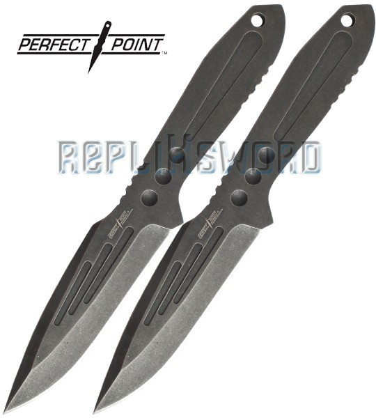 Set 2 Couteaux Perfect Point PF-006-2SW Kunais Set 2 Couteaux Perfect Point PF-006-2SW Kunais