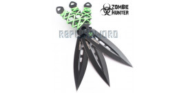 Set 3 Couteaux de Lancer Zombie Hunter ZB-075-3