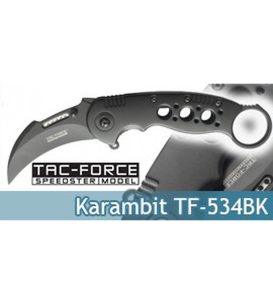 Couteau Karambit Tac Force TF-534BK Master Cutlery