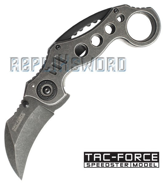 Couteau Karambit Gris Tac Force TF-578SW