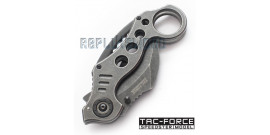 Couteau Karambit Gris Tac Force TF-578SW