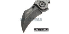 Couteau Karambit Gris Tac Force TF-578SW