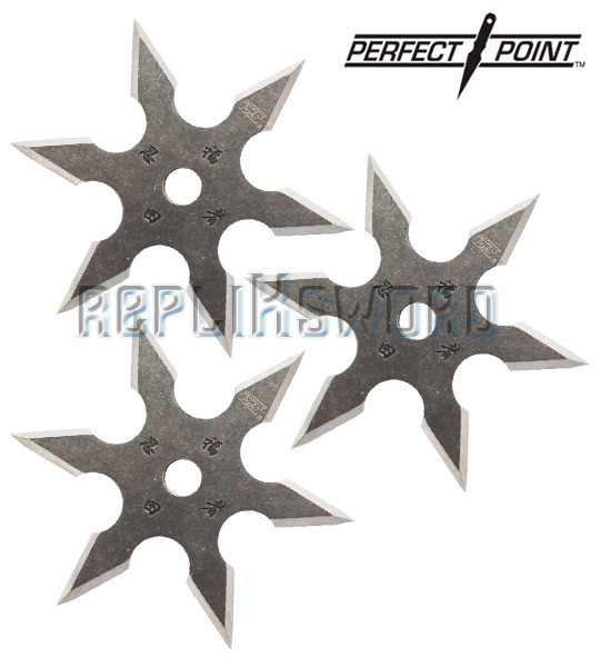 3X Shurikens Ninja Etoile Perfect Point 90-20SW