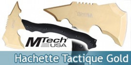 Hache Hachette Tactique Gold MT-AXE13GD