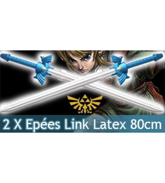 Zelda 2X Epees de Link Latex 80cm Model Enfant