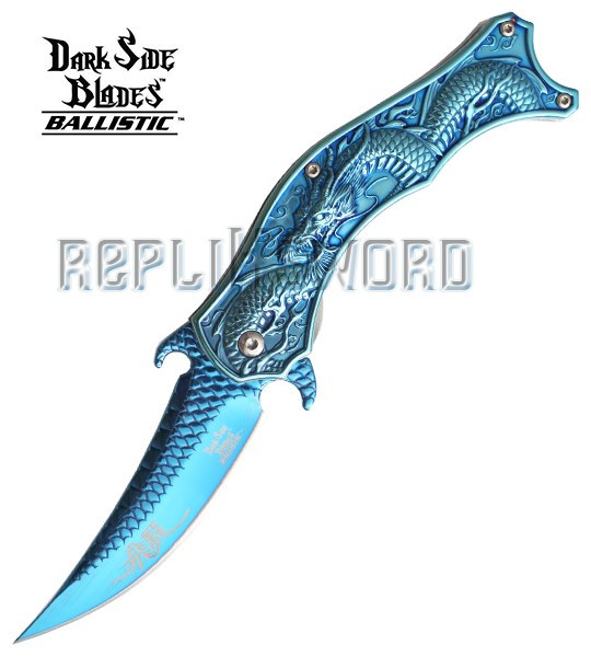 Couteau Dragon Blue DS-A019BL Master Cutlery