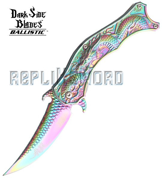 Couteau Dragon Rainbow DS-A019RB Master Cutlery Couteau Dragon Rainbow DS-A019RB Master Cutlery