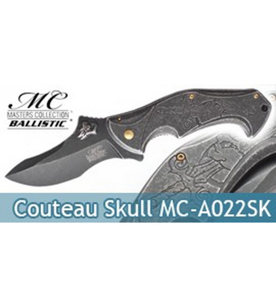 Couteau de Poche Skull MC-A022SK Master Cutlery