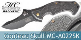 Couteau de Poche Skull MC-A022SK Master Cutlery