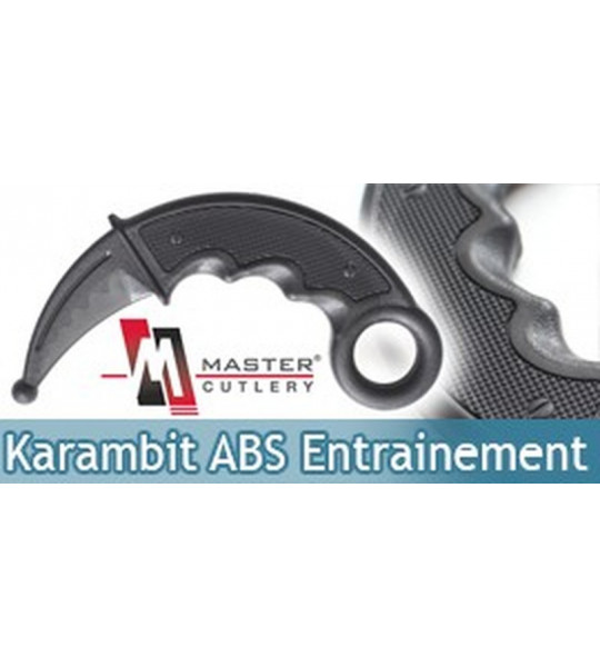 Couteau Karambit Entrainement ABS E419-PP Master Cutlery