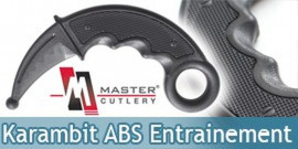 Couteau Karambit Entrainement ABS E419-PP Master Cutlery