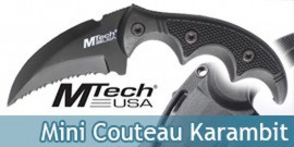 Mini Couteau Karambit Noir MT-20-63BK Master Cutlery