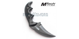 Mini Couteau Karambit Noir MT-20-63BK Master Cutlery