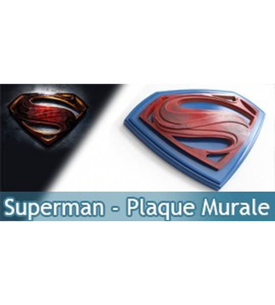 Plaque Murale Superman Man of Steel NN4518