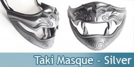 Soul Calibur Masque de Taki Mask Silver Cosplay