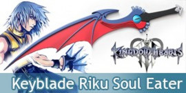 Kingdom Hearts Riku Epee Soul Eater Keyblade