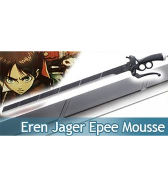 Attaque des Titans Epee Mousse Latex Eren Jager Replique