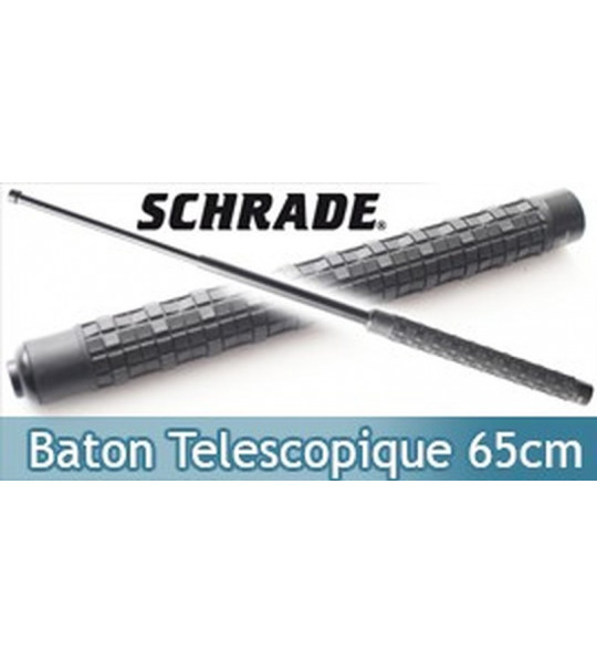 Baton Telescopique Matraque Acier Schrade SCBAT26H