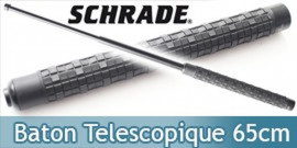 Baton Telescopique Matraque Acier Schrade SCBAT26H