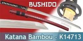 Bushido - Katana Bambou Bordeau - Maru 1045