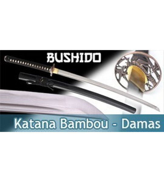 Bushido - Katana Forgé Bambou - Damas