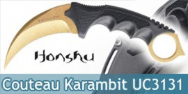 Couteau Karambit Honhsu UC3131 Gold Editon