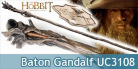 Le Hobbit Baton Gandalf Le Gris + Pipe UC3108 United Cutlery