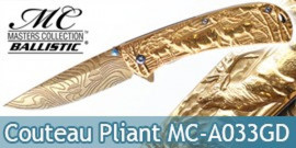 Couteau Pliant Gold Cerf MC-A033GD