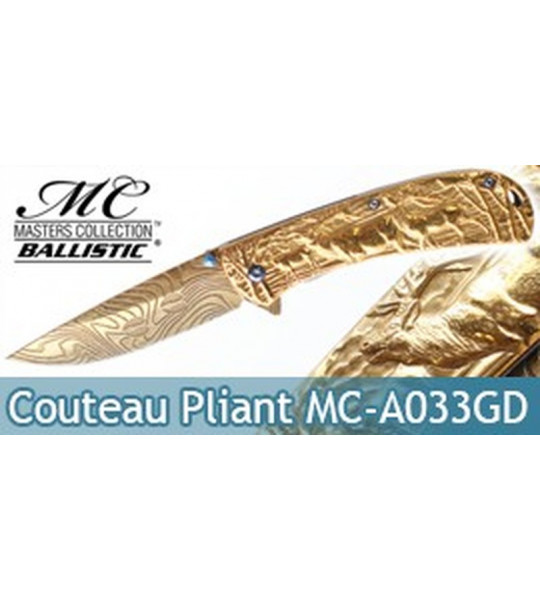 Couteau Pliant Gold Cerf MC-A033GD