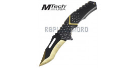 Couteau Pliant Gold Black MT-A920GD Mtech USA