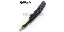 Couteau Pliant Gold Black MT-A920GD Mtech USA