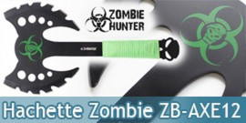 Hachette Double Lame Zombie Hunter ZB-AXE12